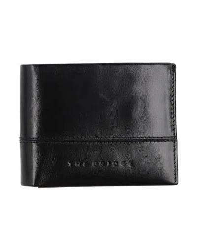The Bridge Man Wallet Black Size - Leather In Black