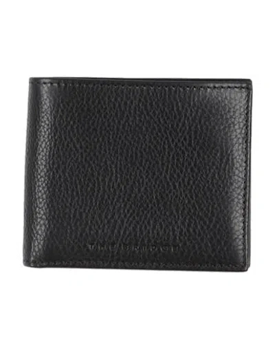 The Bridge Man Wallet Black Size - Cow Leather