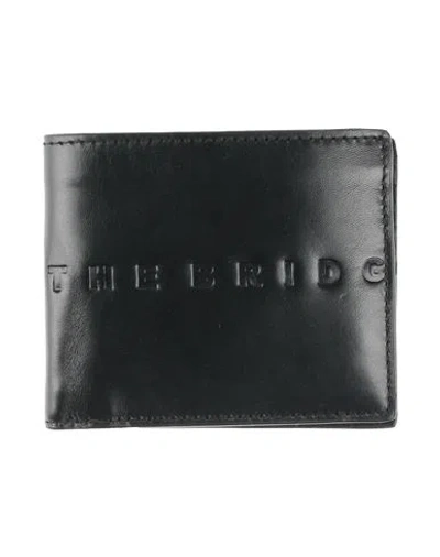 The Bridge Man Wallet Black Size - Cow Leather