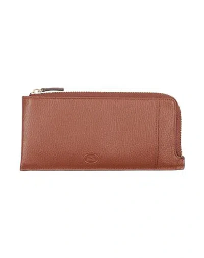 The Bridge Man Wallet Brown Size - Leather