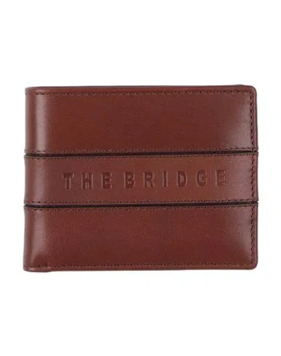 The Bridge Man Wallet Brown Size - Cow Leather