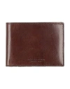 The Bridge Man Wallet Dark Brown Size - Leather