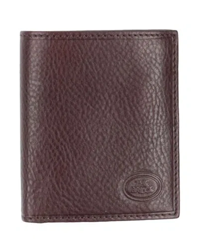 The Bridge Man Wallet Dark Brown Size - Cow Leather