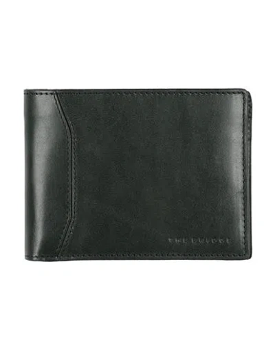 The Bridge Man Wallet Dark Green Size - Cow Leather