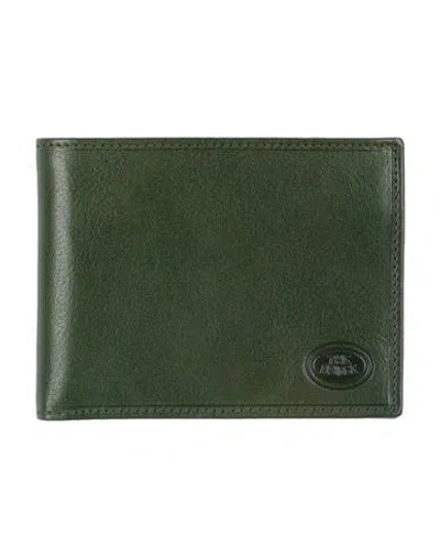 The Bridge Man Wallet Green Size - Leather
