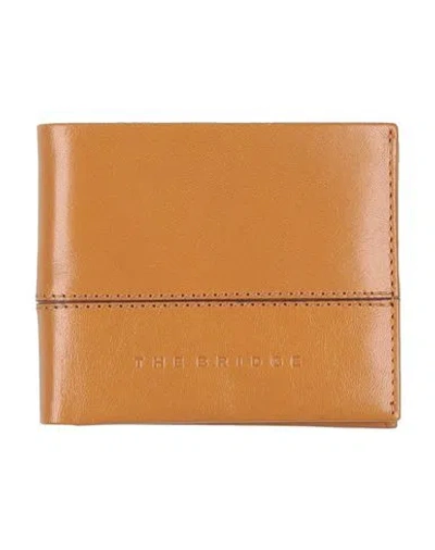 The Bridge Man Wallet Mustard Size - Cow Leather In Yellow