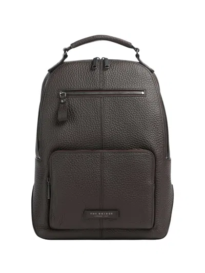 The Bridge Manfredi Backpack In Brown
