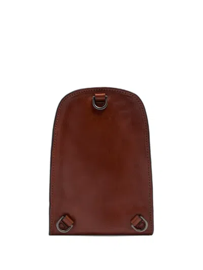 The Bridge Mattia Leather Belt Bag In Brown