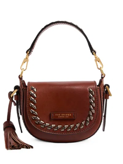 The Bridge Pearl District Holiday Edition Leather Shoulder Bag In Brown