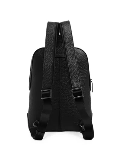 The Bridge Pebbled Leather Backpack In Black