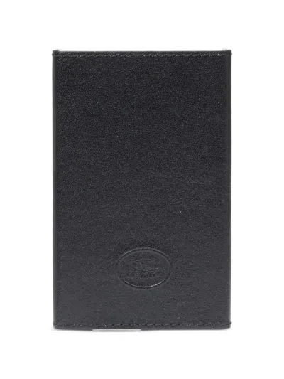 The Bridge Rfid-protection Leather Card Holder In Red
