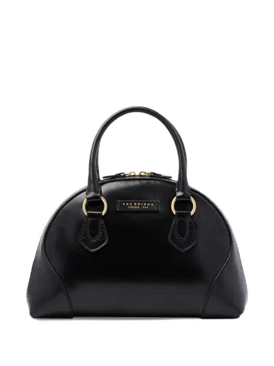 The Bridge Rounded-silhouette Tote Bag In Black
