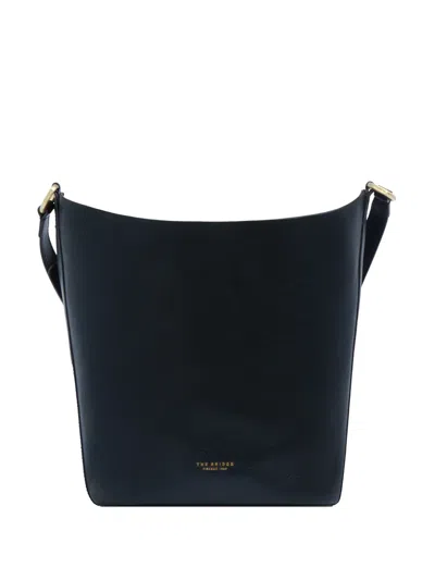 The Bridge Soft Leather Bucket Bag In Black