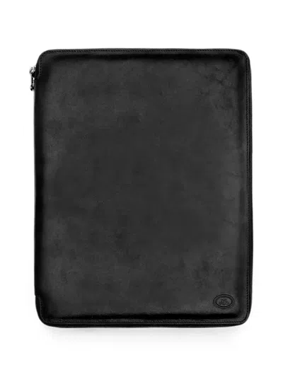 The Bridge Story Leather Document Holder In Black