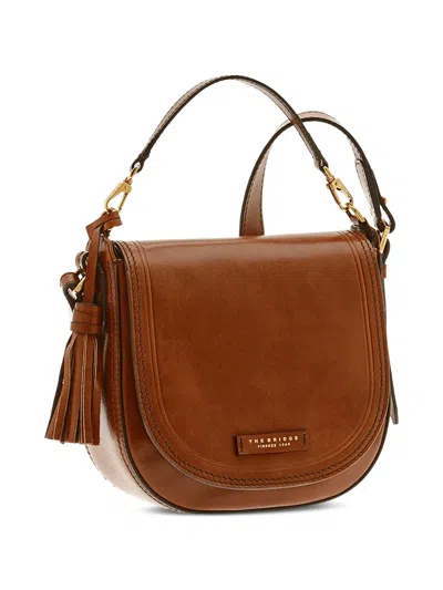 The Bridge Tassel-detail Leather Cross Body Bag In Brown