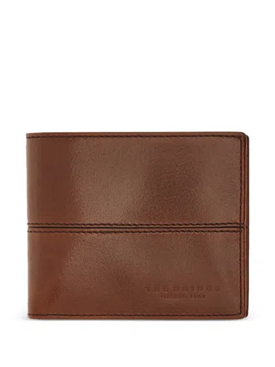 The Bridge Vespucci Leather Bifold Wallet In Brown