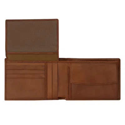 The Bridge Brown Leather Wallet In Marrone Marroni