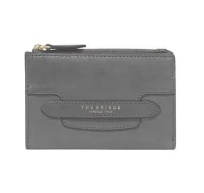 The Bridge Wallets Grey In Grigio Metallici E Grigi