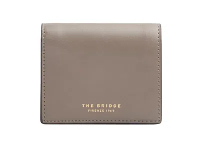 The Bridge Wallets Grey In Grigio Metallici E Grigi