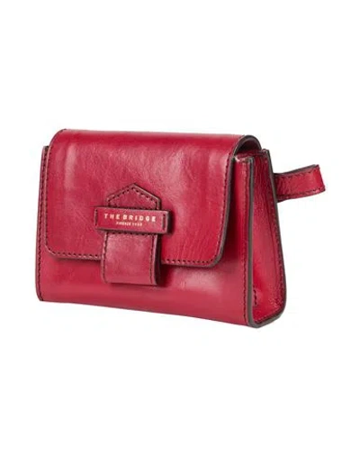 The Bridge Woman Belt Bag Brick Size - Leather In Red