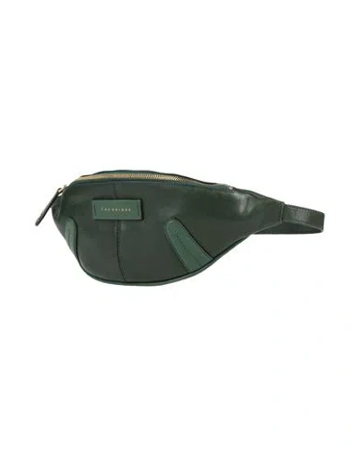 The Bridge Woman Belt Bag Dark Green Size - Leather
