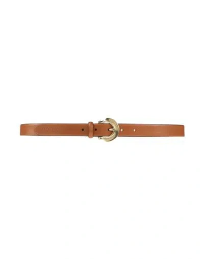 The Bridge Woman Belt Tan Size 36 Leather In Brown