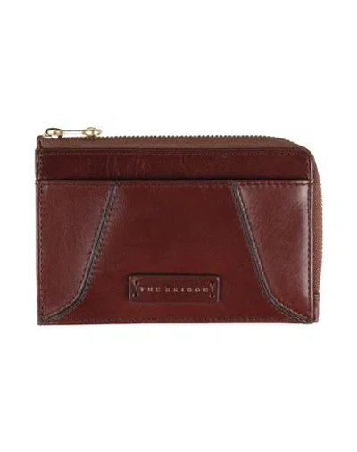 The Bridge Woman Cardholder Brown Size - Leather