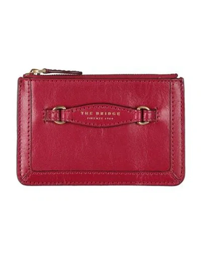 The Bridge Woman Cardholder Garnet Size - Cow Leather In Red