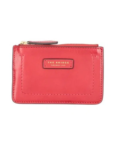 The Bridge Woman Cardholder Tomato Red Size - Cow Leather