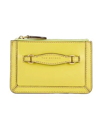 The Bridge Woman Cardholder Yellow Size - Cow Leather