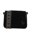 The Bridge Woman Cross-body Bag Black Size - Cow Leather, Shearling In Black