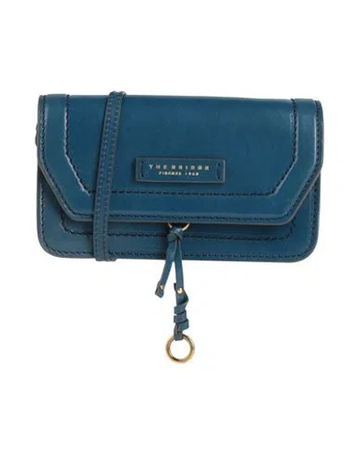 The Bridge Woman Cross-body Bag Blue Size - Leather