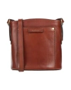 The Bridge Woman Cross-body Bag Brown Size - Cow Leather, Vegetable-tanned Leather