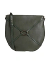 The Bridge Woman Cross-body Bag Dark Green Size - Leather