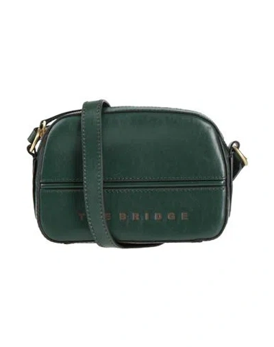 The Bridge Woman Cross-body Bag Dark Green Size - Leather