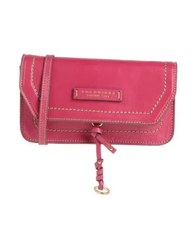 The Bridge Woman Cross-body Bag Fuchsia Size - Leather In Pink