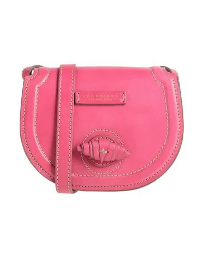 The Bridge Woman Cross-body Bag Fuchsia Size - Leather In Pink