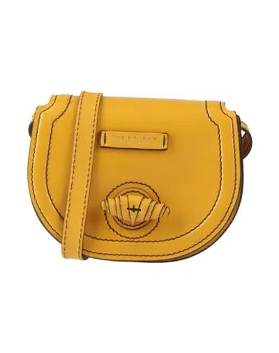 The Bridge Woman Cross-body Bag Marigold Size - Leather In Yellow