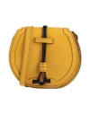 The Bridge Woman Cross-body Bag Marigold Size - Leather In Yellow