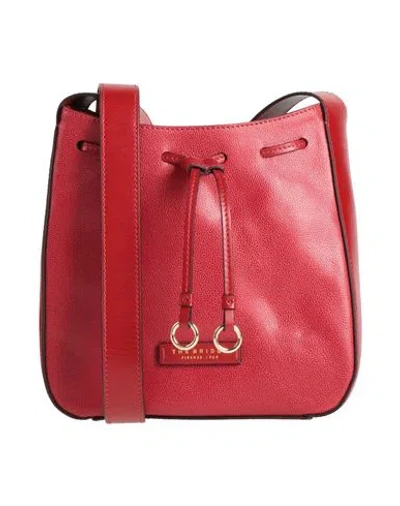 The Bridge Woman Cross-body Bag Red Size - Leather