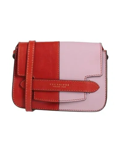 The Bridge Woman Cross-body Bag Red Size - Leather