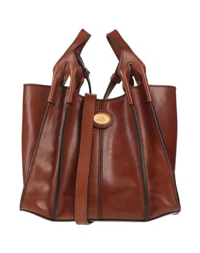 The Bridge Woman Cross-body Bag Tan Size - Cow Leather In Brown