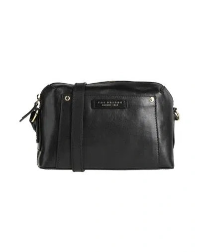 The Bridge Woman Cross-body Bag Black Size - Cow Leather