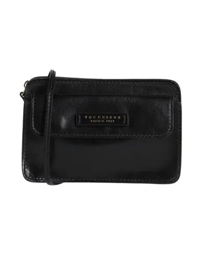 The Bridge Woman Cross-body Bag Black Size - Leather