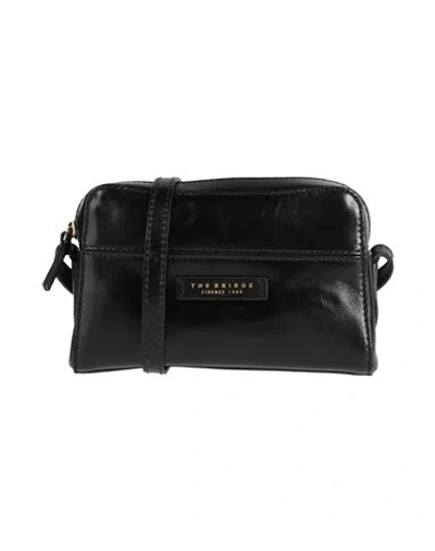 The Bridge Woman Cross-body Bag Black Size - Leather