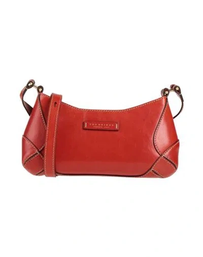 The Bridge Woman Cross-body Bag Brick Size - Cow Leather In Red