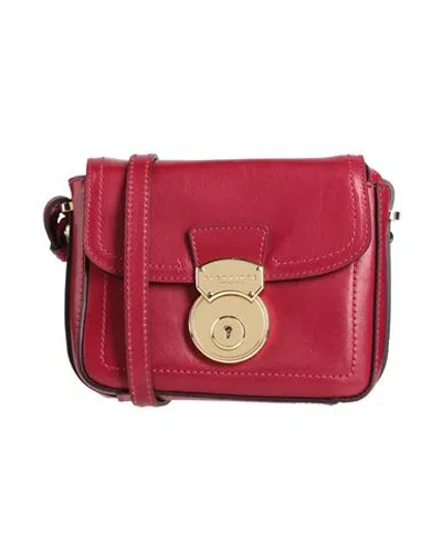 The Bridge Woman Cross-body Bag Burgundy Size - Leather In Red