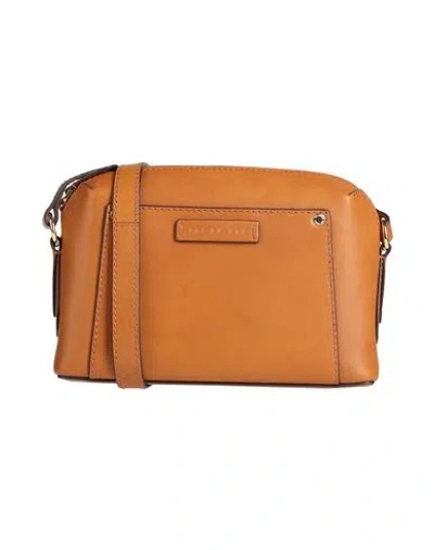 The Bridge Woman Cross-body Bag Camel Size - Leather In Beige