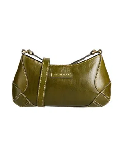 The Bridge Woman Cross-body Bag Military Green Size - Cow Leather