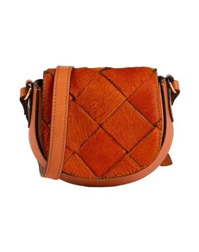 The Bridge Woman Cross-body Bag Rust Size - Leather In Red